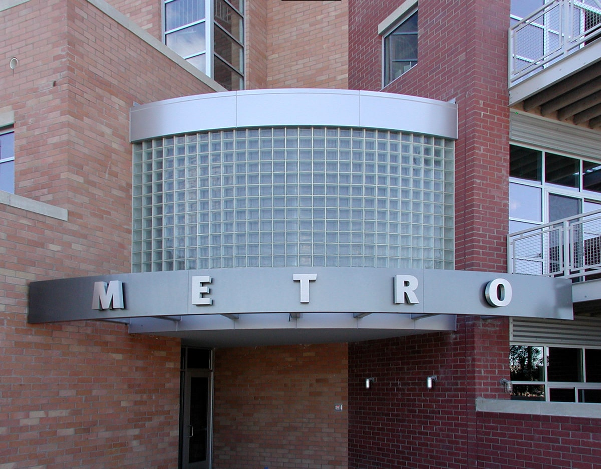 Exterior photo of Metro Lofts in Royal Oak