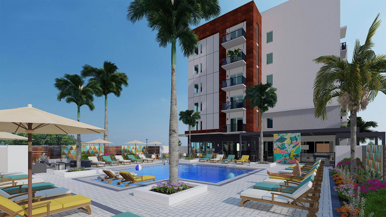 Exterior rendering of The Breeze property in Winter Haven