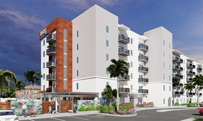 Exterior rendering of Breeze property in Winter Haven